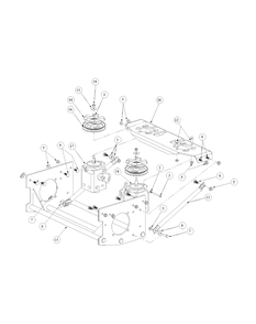 Hydro Pump Assembly Diagram and Parts List for M60-KH (53AB5BDX150-27-HP)(2003) Cub Cadet Lawn Tractor